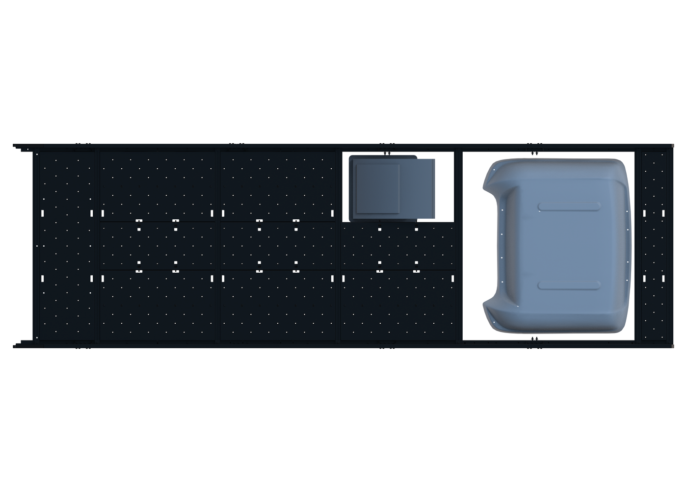 Cargo Platform Rack- Mid Offset Fan / Rear MB Air Con (RS5)