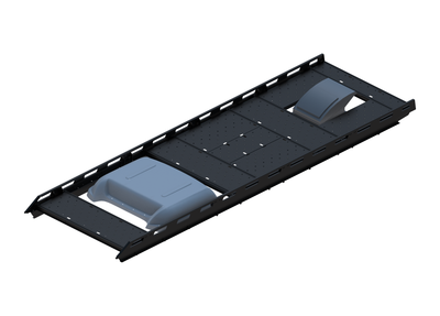 Cargo Platform Rack - Front MB Air Con / Rear Centre Fan (RS5)