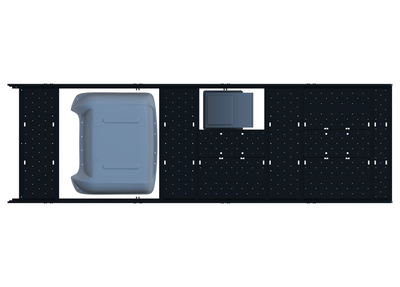 Cargo Platform Rack - Front MB Air Con / Mid Offset Fan (RS5)