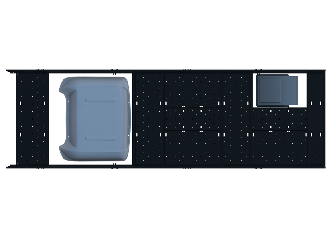 Cargo Platform Rack - Front MB Air Con / Rear Offset Fan (RS5)