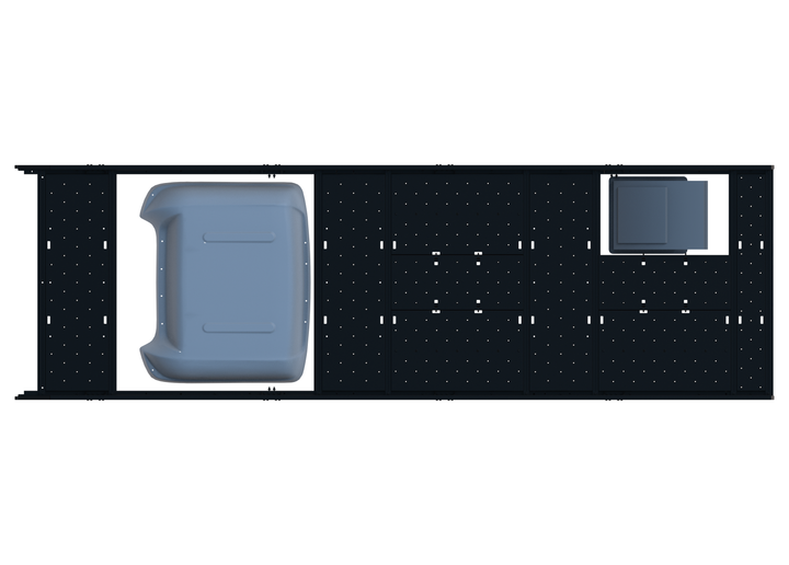 Cargo Platform Rack - Front MB Air Con / Rear Offset Fan (RS5)