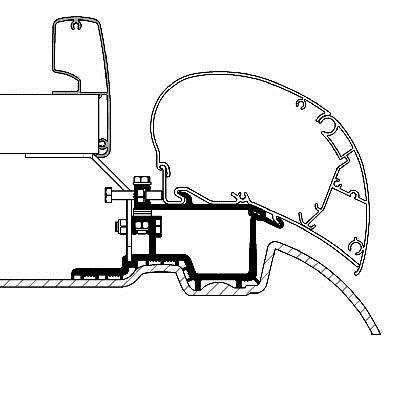 Thule 6300 Awning - Roof Mount Bracket Kit