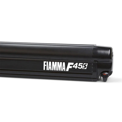 Fiamma F45 S Awning Black Cassette Royal Grey Clothe
